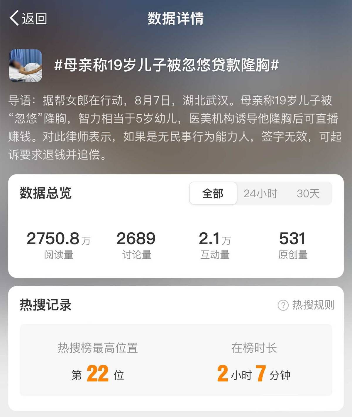 炸裂的医德!武汉仁爱时光医疗美容诱导仅5岁智力男孩隆胸 炸裂的医德!武汉仁爱时光医疗美容诱导仅5岁智力男孩隆胸